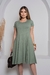 Vestido curto verde musgo - comprar online