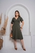 Vestido Elegante verde musgo - comprar online