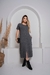 Vestido Casual cinza - comprar online