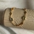 Pulseiras Pedras Coloridas Com Verniz Italiano