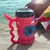 COPO ESCOLAR CANUDO COM TAMPA 420ML MENINO MENINA PERSONAGEM - PASC Utilidades