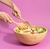 PEGADOR DE SALADAS DE BAMBU 2 MAOZINHAS - OIKOS NATURAL - comprar online