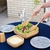 PEGADOR DE SALADAS DE BAMBU 2 MAOZINHAS - OIKOS NATURAL