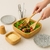 PEGADOR DE SALADAS DE BAMBU 2 MAOZINHAS - OIKOS NATURAL na internet