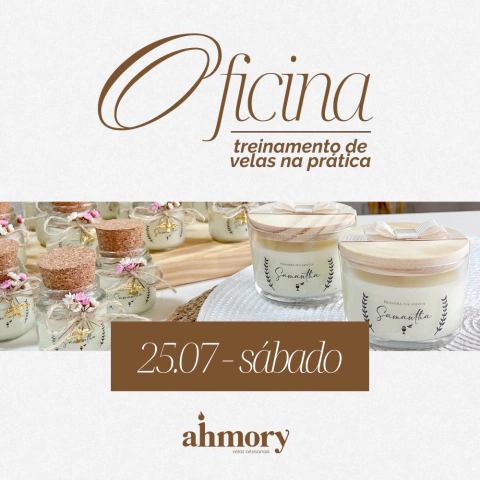 25.07 - Curso de Velas Aromátivas para Iniciantes