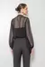 Blusa com Babados e Transparência na internet