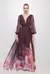 Vestido Longo Fluído Pinot Noir