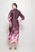 Vestido Midi Transpassado Pinot Noir