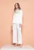 Calça Cargo em Bolsos Off White - Ton Âge
