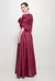 Vestido Longo Tomara que Caia Burgundy na internet