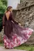 Vestido Longo Fluído Pinot Noir na internet