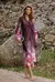 Vestido Midi Transpassado Pinot Noir - comprar online