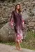 Vestido Midi Transpassado Pinot Noir - comprar online