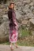 Vestido Midi Transpassado Pinot Noir na internet
