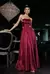 Vestido Longo Tomara que Caia Burgundy - comprar online