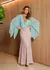 Vestido Longo Duo Color com Decote em V Garden Celebration - comprar online