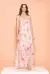 Vestido Longo com Alças e Babados - loja online