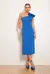 Vestido Midi com Detalhe em Drapeado no Ombro - comprar online