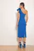 Vestido Midi com Detalhe em Drapeado no Ombro na internet