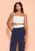 Cropped Off White - comprar online