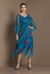 Vestido Midi Assimétrico com Decote V Red Flames - comprar online