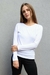REMERA MANGA LARGA LISA MUJER - comprar online