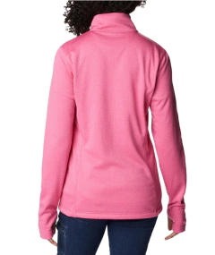 Jaqueta Columbia Park View Grid Fleece Rosa Feminino - loja online