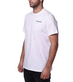 Camiseta Columbia Maxtrail Logo Branco Masculino