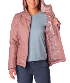 Jaqueta Columbia Heavenly™ Hooded Rosa Feminino - comprar online