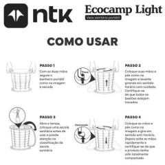 Banheiro NTK Ecocamp Light de 15 litros - comprar online