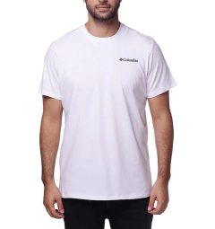 Camiseta Columbia Maxtrail Logo Branco Masculino na internet