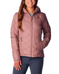 Jaqueta Columbia Heavenly™ Hooded Rosa Feminino na internet