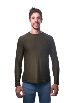 Camiseta Dry Cool ML Masculina Verde