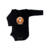 Body de Bebê Preto Corujinha - 100% Algodão Estampa em DTF - comprar online