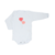 Body de Bebê Branco Coração - 100% Algodão Estampa em DTF - comprar online