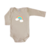 Body de Bebê Bege Amuleto Arco-Íris - 100% Algodão Estampa em DTF - comprar online