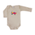 Body de Bebê Bege Amuleto Avião - 100% Algodão Estampa em DTF - comprar online