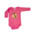 Body de Bebê Rosa Cachorrinho Caramelo - 100% Algodão Estampa em DTF - comprar online
