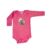 Body de Bebê Rosa Cachorrinho de Laço - 100% Algodão Estampa em DTF - comprar online