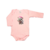 Body de Bebê Rosa Claro Cachorrinho de Laço - 100% Algodão Estampa em DTF - comprar online