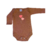 Body de Bebê Marrom Coração - 100% Algodão Estampa em DTF - comprar online