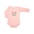 Body de Bebê Rosa Claro Estrelinha - 100% Algodão Estampa em DTF - comprar online