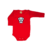 Body de Bebê Vermelho Cachorrinho - 100% Algodão Estampa em DTF - comprar online