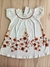 Vestido Flores Terracota - comprar online