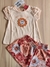 Conjunto Kyly Flor Crochê - dolcecriança