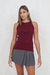 MUSCULOSA HILO. CORTE AMERICANO - comprar online