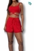 Imagem do Conjunto Top e Shorts Melissa Poliamida Premium Vermelho