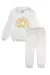 Conjunto Infantil Inverno Feminino Love - Off White - comprar online