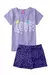 Conjunto Infantil Verão Feminino Love Hi - Lilás - comprar online
