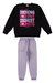 Conjunto Infantil Inverno Feminino 24056 - Preto - comprar online